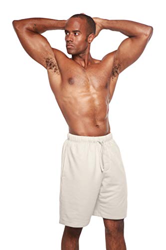 Spun Bamboo Men's Bamboo Viscose Soft Fleece Lounge Shorts3