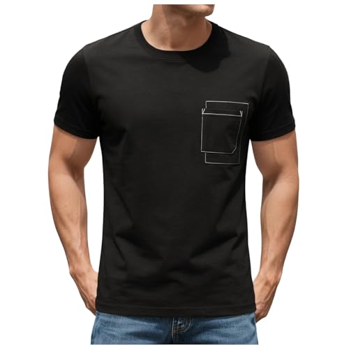Tee shirt homme ample et léger pour le sport, le fitness et la course à pied en grande taille