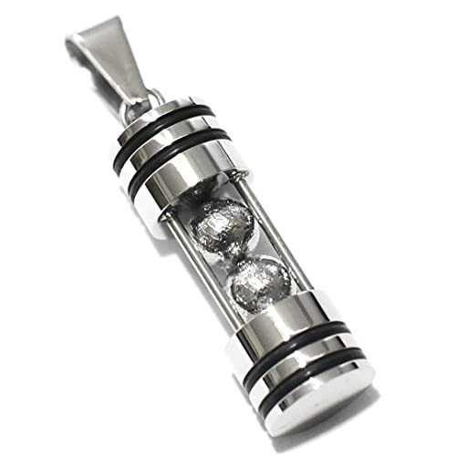 ギベオン隕石 ステンレス ケージ型 ペンダントトップ