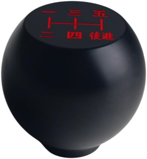 JGR Black Billet Aluminum Flat Top 5 Speed Japanese Weighted Shift Knob Shifter Custom M12x1.25 M10x1.5 M10x1.25 M8x1.25