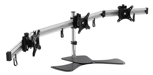 Mal de dos ? Support de bureau triple écran articulé alu
