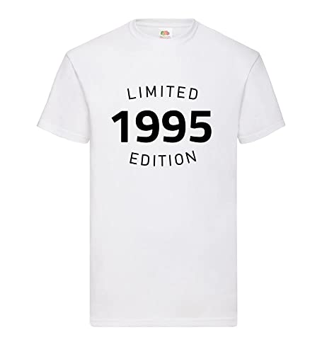 T-shirt homme 1995 Limited Edition blanc en taille XXXL pour un style rétro unique