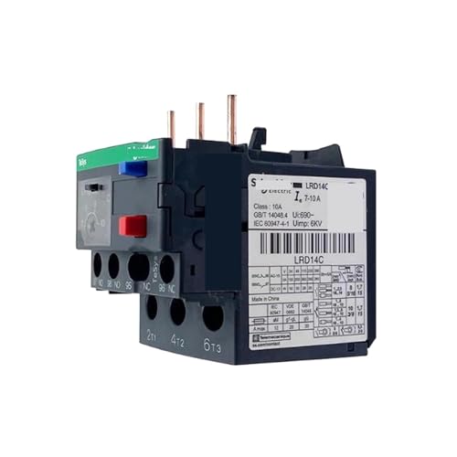 Relé de sobrecarga térmica LRD14C contactor trifásico motor eléctrico 7-10 A 3