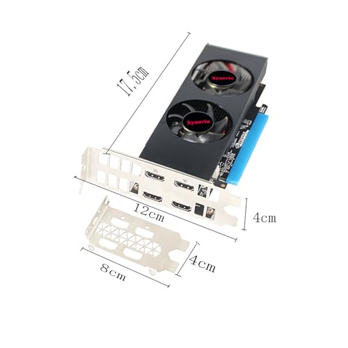 Image of GeForce GTX 1050 Ti 4G HDMI Graphics Card,GPU Video Cards for PC Gaming,4 3 Monitor Port Output Computer,Pci Express x16 Low Profile Video Card(GTX1050Ti 4G 4HDMI)