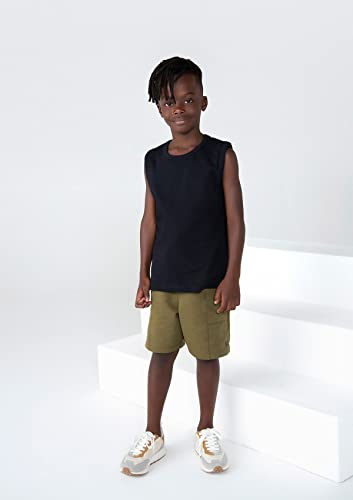 Regata Básica Infantil Menino Modelagem Tradicional Preto 006