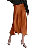 Style : Les jupes longues en satin, à la fois polyvalentes et élégantes, offrent un look fashion, mignon, élégant, luxueux et magnifique. Une jupe en matériau satin haut de gamme est un excellent choix pour la garde-robe de presque toutes les femmes