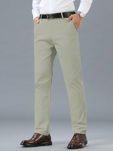 Image of TAGDO Men's Cotton Casual Trousers | Slim Fit Formal Pants for Man | Comfortable & Breathable Fabric | Stylish Office Wear | Everyday Casual Pant for Men