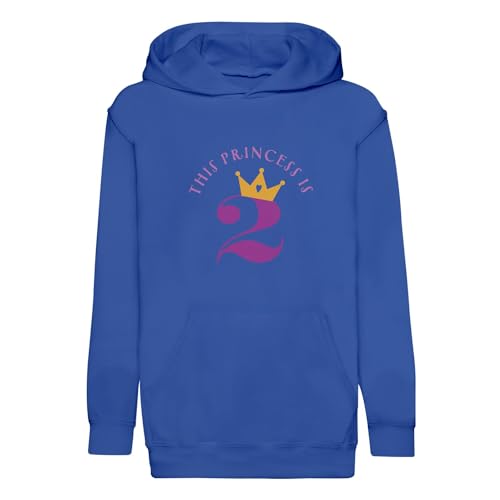 Sweat premium This Princess is 2, hoodie enfant de qualité supérieure