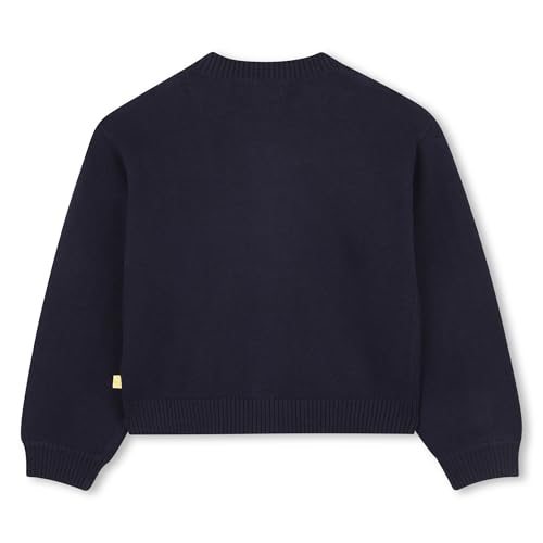 Billieblush Para Menina. U21372 Camisola De Tricot Azul-Marinho (5AñOs= 108Cm), Casual, AlgodãO, Moda Infantil - 2