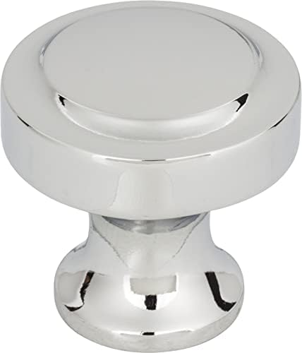 Atlas Homewares A300-CH Bradbury Collection Knob, Polished Chrome