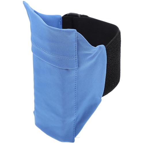 iplusmile Banda Pierna Deportiva Ajustable para Teléfono 5.5-7.5 Pulgadas, Bolsa De Pantorrilla Elástica Antideslizante, Color Azul, Soporte para Correr y Actividades Al Aire Libre
