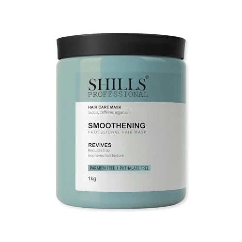 Image of Shills Professional Keratin Hair Mask 1kg | Deep Repair & Damage Control Hair Spa Cream | Smooth, Frizz-Free & Strong Hair for Salon & Home Use (Smoothening Hair mask 1kg)