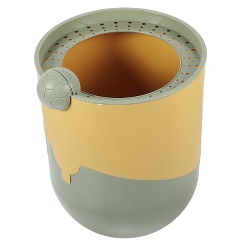Caneca de basura rectangular de plástico multicolor miniatura 7