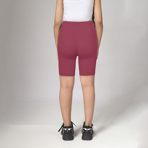 Image of KYDA KIDS Anti Bacterial Under Skirt Shorts for Girls - Under Dress Uniform Shorts & Stretchable Shorties Tights for Girls