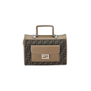 Fendi Women’s Pre-Loved Beige Zucca Soft Trunk Boston