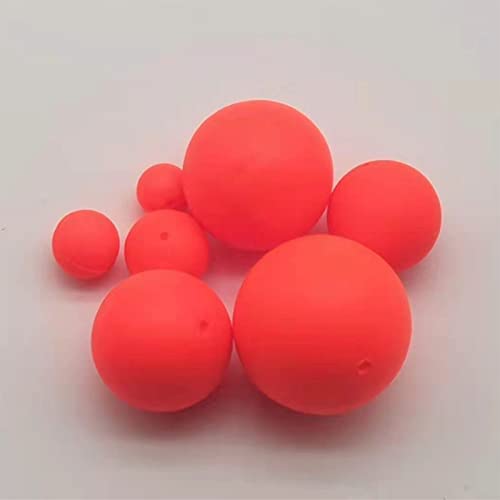 10pcs Fly Fishing Float Strike Indicator Fishing s,15mm Fishing Floats Ball Beads Foam Strike Indicators Buoys Tackle(Type B Red)