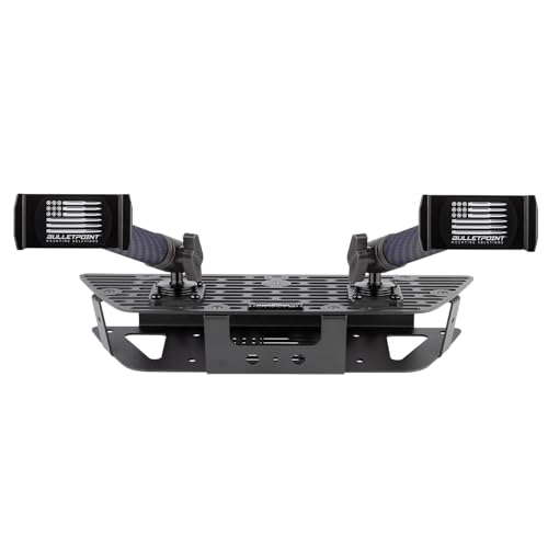 Image of Bulletpoint RubiGrid Dash Mount Platform 2 Phone Holders Bundle Compatible with 2019+ Chevrolet Silverado & GMC Sierra Multi-Device Mount