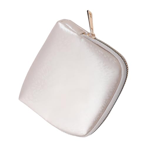 Generisch Mini bolsa de viaje para joyas, soporte portátil con cremallera, pequeño estuche de viaje para joyas, para vacaciones, baño, coche, niñas, mujeres, adolescentes, señoras, anillos, pulseras