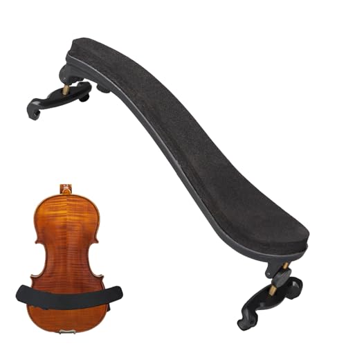 Violin Shoulder Rest for 4/4 and 3/4 Size, Collapsible and Height Adjustable Feet Universal Type...