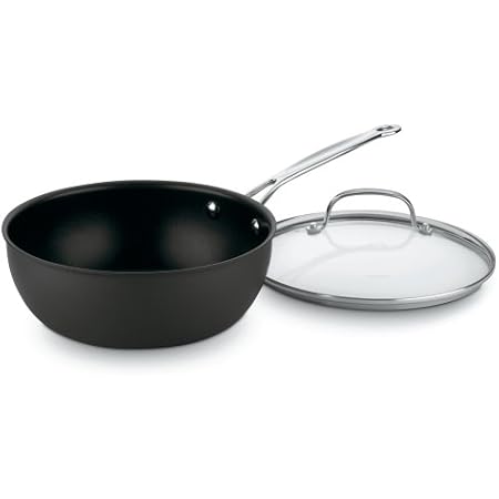 Cuisinart 635-24 Chef's Classic Nonstick Hard-Anodized 3-Quart Chef's Pan with Cover