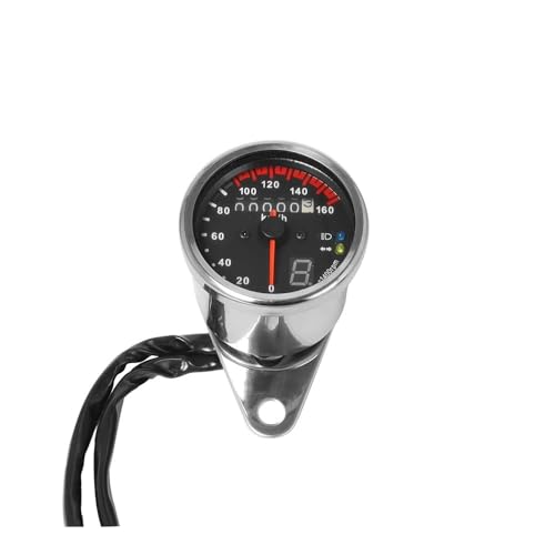 Compteur kilométrique LED pour moto avec tachymètre et affichage des vitesses