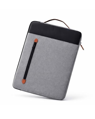 Pasta Maleta Capa Bolsa Case para Notebook 13” e 14” – Slim e Portátil, Bolso Externo, Tecido Repelente à Água, Algodão, Anti-Choque, Transporte Com Segurança, Trabalho e Faculdade