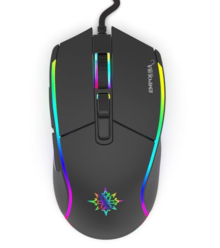 Inca IMG-GT16 Pro Souris de Jeu Optique 6400 DPI Effet Logo RVB
