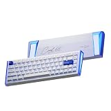 DAREU COOL68 ゲーミングキーボード 0.01mm ラピッドトリガー対応 光翼ライトボックス 有線8000hzポーリングレート 磁気スイッチ SOCD対応 ホットスワップ 65%英語配列 テンキーレス 白/ブルー【1年間メーカー保証】