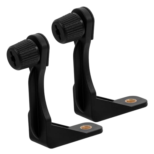 OSALADI 2pcs Telescope Mount Phone Holders for Your Car Binoculars Cellphone Tripod Cell Phone Tripod an Fittings Tripod Adapter Telescope Binocular Mount Binocular Scope Mount Black Alloy