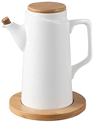 Bouteille d'huile d'olive en céramique 500 ml pour assaisonner vos salades d'été
