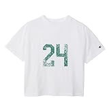 [チャンピオン] Tシャツ 半袖 丸首 綿100% キシリトール加工 グラフィックプリント ショートスリーブTシャツ ウィメンズカジュアル CW-Z310-010-M