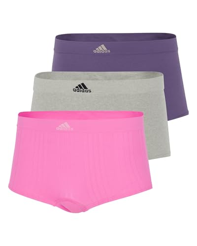 Image of adidas womens Seamless Boyshort Underwear Multipack