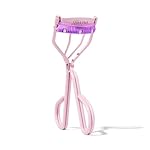 THE QUICK FLICK Eyelash Curler, Stainless Steel Eyelash Curlers with Comb, Safe & Gentle on All Eye Shapes, Pink Eyelash Curler for Separated & Curled Lashes, Travel-Friendly Eyelashes Curler