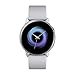 Produktbild Samsung Galaxy Watch Active Smartwatch Silber SAMOLED 2.79cm (1.1") GPS (Satellite) Galaxy Watch Active, 2.79cm (1.1"), SAMOLED, Touchscreen, GPS (Satellit), 25g Silber