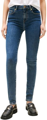 Tommy Hilfiger Vaqueros Mujer DEE como Skinny Talle Medio, Azul (DEE), 24W/30L