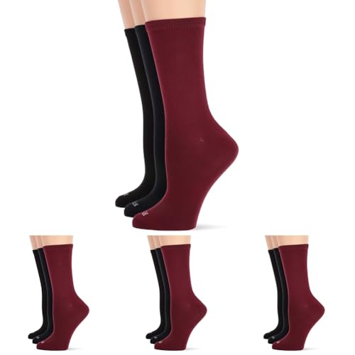 Image of HUE Women's Super Soft Crew Sock 3 Pair Pack