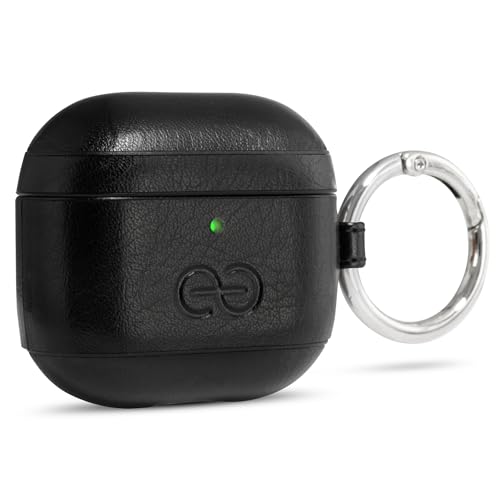 Dreem Om AirPods�p�P�[�X �N���b�v�t���J�o�[ ���B�[�K�����U�[ Apple AirPods 4�p�A�N�Z�T���[ Bluetooth ���C�����X �J�i���^�C���z�� iPhone - �u���b�N