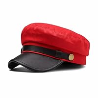 Klassische Retro-Schiebermütze, Fahrermütze, flache Kappe, elegante Schirmmütze, Baskenmütze, Cosplay-Mütze, Unisex, geeignet für Alltag, Reisen und Mottopartys.