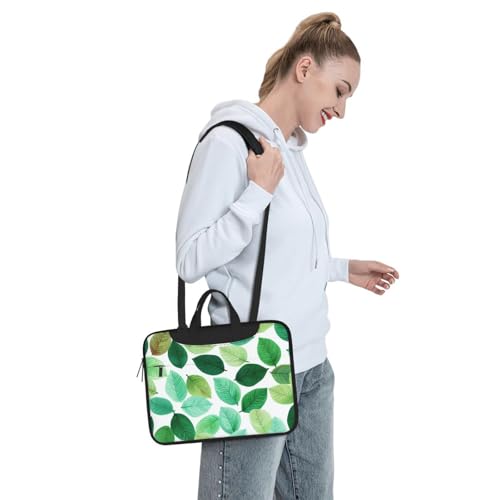 Bolso para portátil Fresh Green Leaf 15.6 pulgadas impermeable miniatura 7