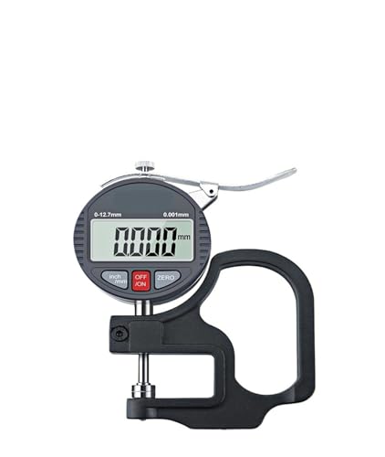 Medidor digital de espesor calibre micrómetro 0-12.7mm