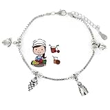 Pulsera de plata profesiones (Frutera)