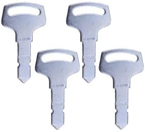 4 Pieces Ignition Key 15248-63700 — Compatible With Kubota, CASE and New Holland Fit intended for B Series B1700D, B2100D, B2400D, B7410D, B7510D and B7800HSD Tractor — Aftermarket Replacement