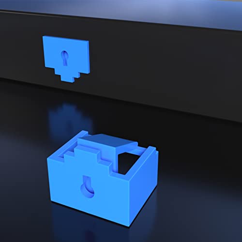 Image of 72 Pcs RJ45 Port Lock with 3 Keys, Locking RJ45 Port /Dust Blocker,Compatible with Computer,TV,Router,Other Devicesrj45(Blue)