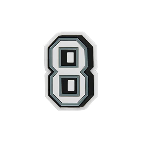 Crocs Jibbitz Number Shoe Charms | Jibbitz for Crocs, Number 8, Small