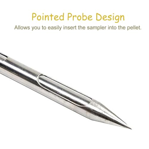 Sonde d'échantillonnage de grains solide en inox outil rotatif durable de 1,8 m pour poudre
