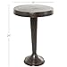 Deco 79 Metal Side End Accent Table Hammered Pedestal End Table, Side Table 19