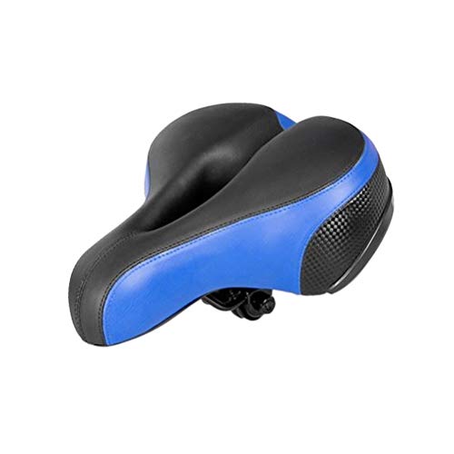 Selle de vélo blanche rembourrée VICASKY large pour VTT et cyclisme de confort