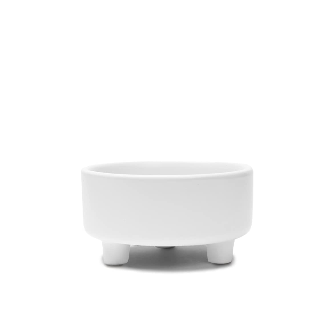 WaggoUplift Ceramic Dog Bowl for Small Medium and Large Breeds - Heavyweight and Durable Pet Food and Water Dish Crock, Dishwasher Safe, Modern, Elevated Feeder (White, Large)