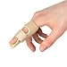 Produktbild Actesso Neopren Fingerschiene - Linderung bei Fingerverletzungs, Triggerfinger, Hammerfinger und Schmerzen. Fur Zeigefinger, Mittelfinger, und Ringfinger, Einheitsgröße (Beige)