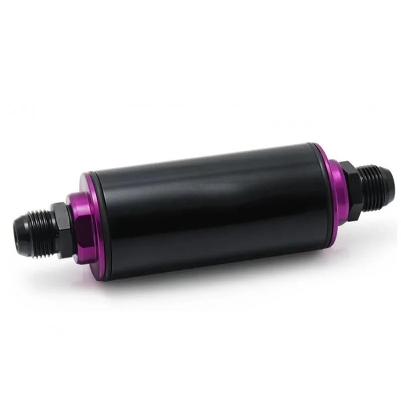 Filtro Gasolio Filtro benzina in linea universale per carburante in alluminio da 100 micron 8,6 mm per bagagliaio per auto EP-OF 86